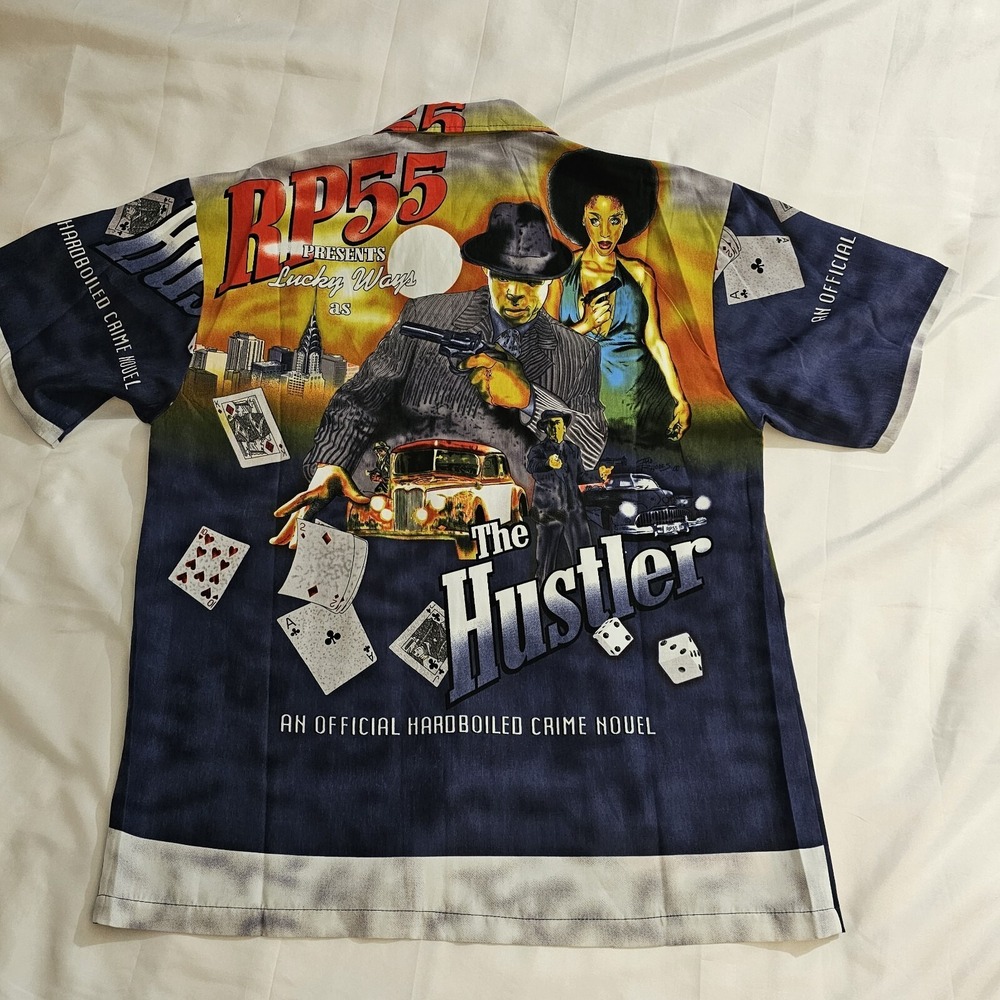 NEW The Hustler Las Vegas Button Shirt Mens M (fits like L) - Picture 6 of 6